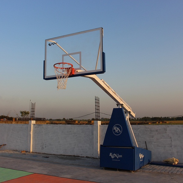 Basketball Post Movable - Premium (spring Loaded System)