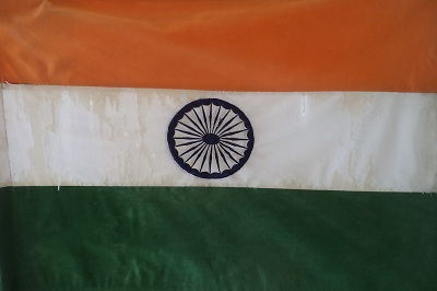 Embriodered Indian National Flag