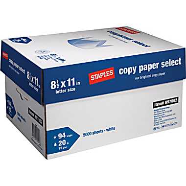 Copy Paper Letter