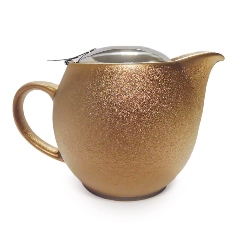 Large Gold Teapot