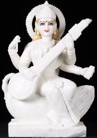 lakshmi marble stone statue