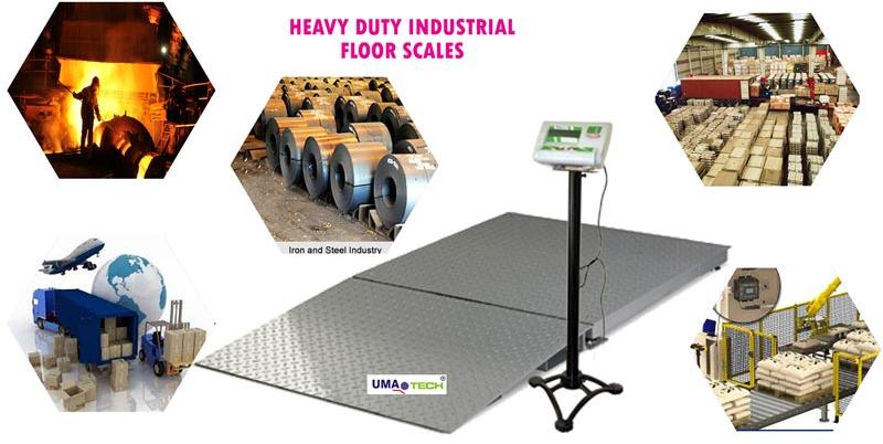 Heavy Duty Industrial Floor Scales upto 5 Ton