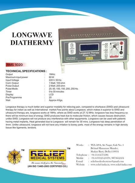 long-wave-diathermy-buy-long-wave-diathermy-in-mumbai-maharashtra-india