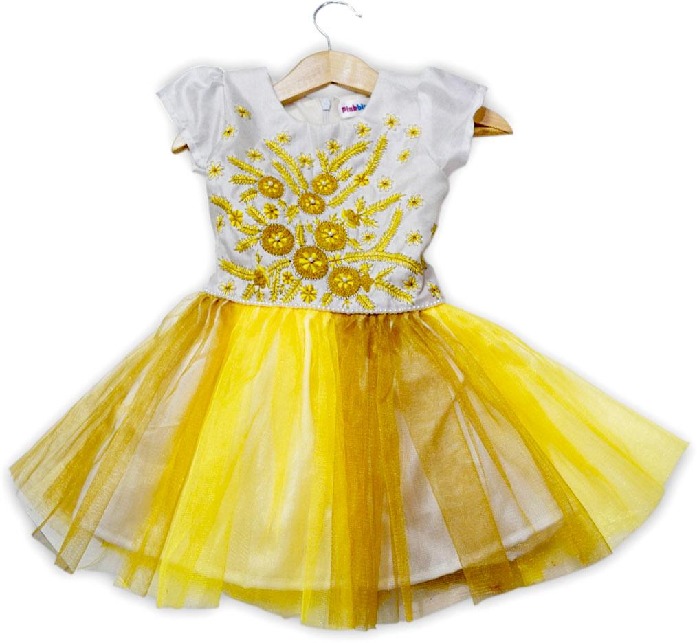 Beautiful Designer Yellow Wedding Dress for Girls