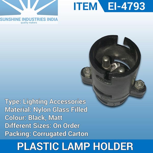 Plastic Lamp Holder