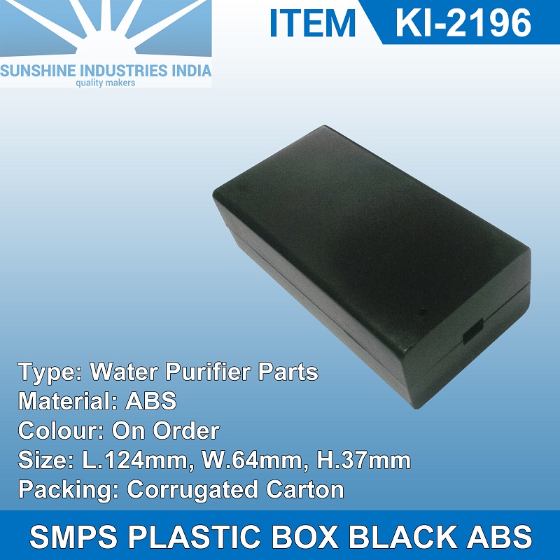 ABS Plastic Enclosure, Color : Black