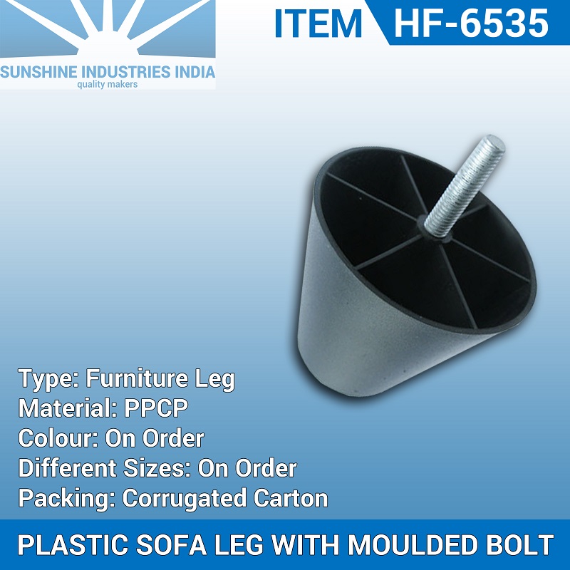 PPCP + ZINC ALLOY Plastic Sofa Leg at Best Price in Delhi | SSI Moulds ...