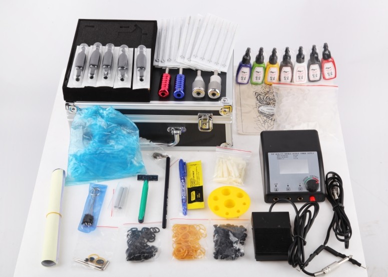 Buy Stigma Complete Tattoo Kit Pro Rotary Tattoo Machine Kit Power Supply  Color Inks with Case MK6483 Online at desertcartINDIA