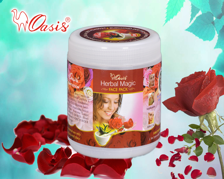 Herbal Magic Rose Face Pack, for Parlour, Personal, Feature : Fresh Feeling, Nice Aroma