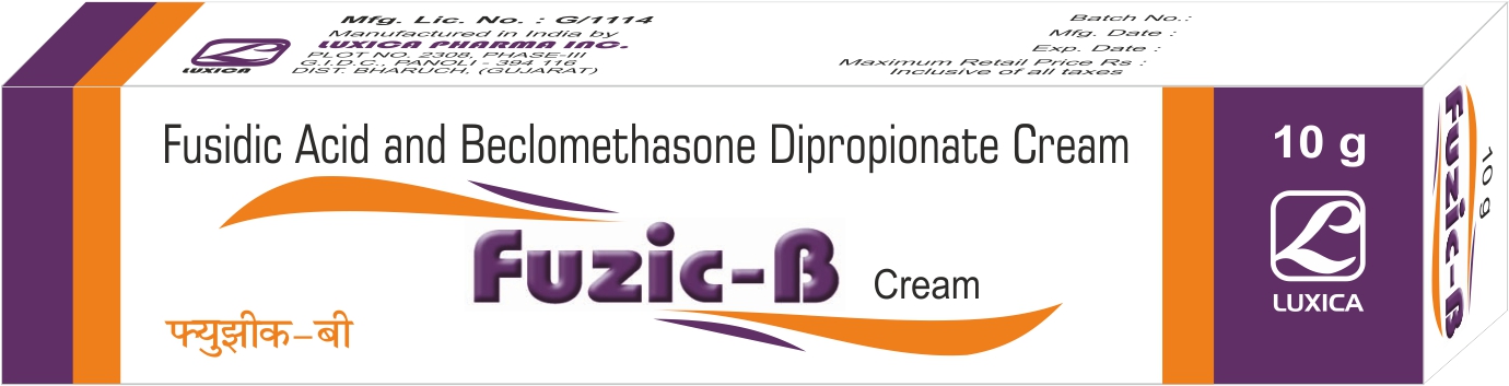 Fusidic Acid Becolmethasone Cream