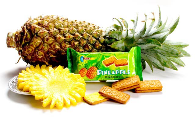 Pineapple Cream Biscuits