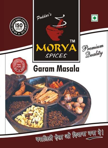 Morya Garam Masala, Certification : FSSAI Certified
