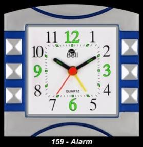Blue Alarm Clock