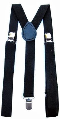 Elastic Suspender, Color : Black