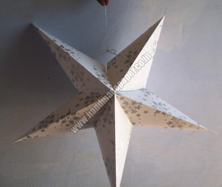 Handmade Paper Hanging Stars