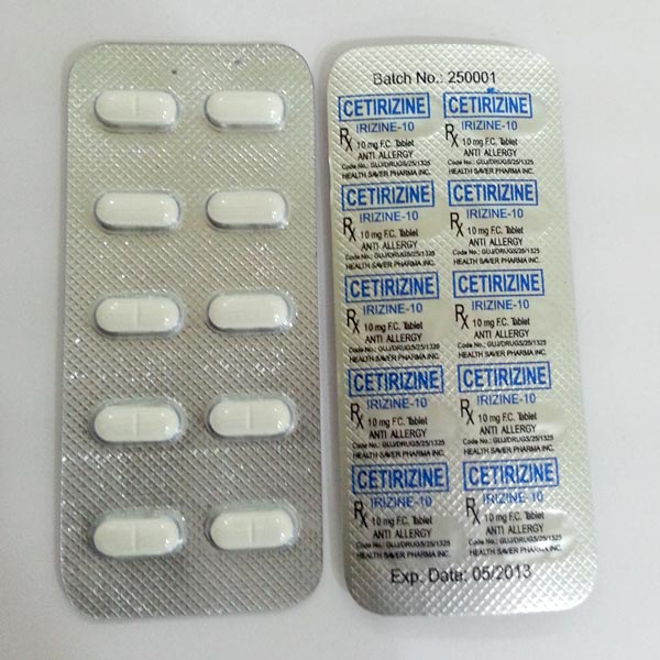 Цетиризин таблетки фото таблеток