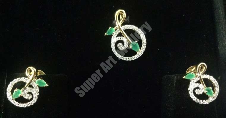 Green Lily Pendant