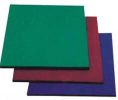 Rubber Tiles, for Gym, Kids Play Area, Garden, Pathway, Jogging Track, Sports Area, Color : Multiple Choice