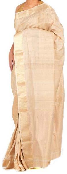 Tussar Maheshwari Silk Saree (Design No. S0001)