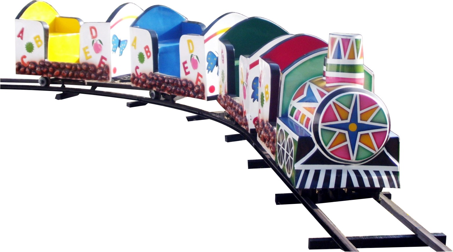 Fiber Non Polished Electric Toy Train, for Playing, Color : Black, Blue, Brown, Green, Yellow