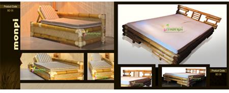 Bamboo Bed Manufacturer Exporters from India ID 824472