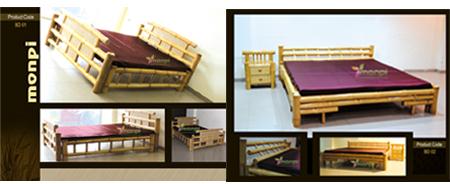 Designer Bamboo Bed Manufacturer Exporters from India 