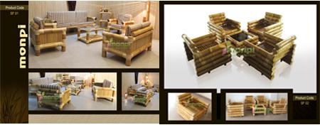 Interiors Bamboo Sofa Sets