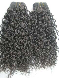 Curly Remy Weft Hair