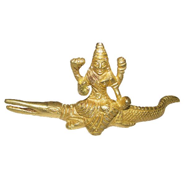 Ganga Devi Vahan Mount Crocodile Makara Idol - A4383-03