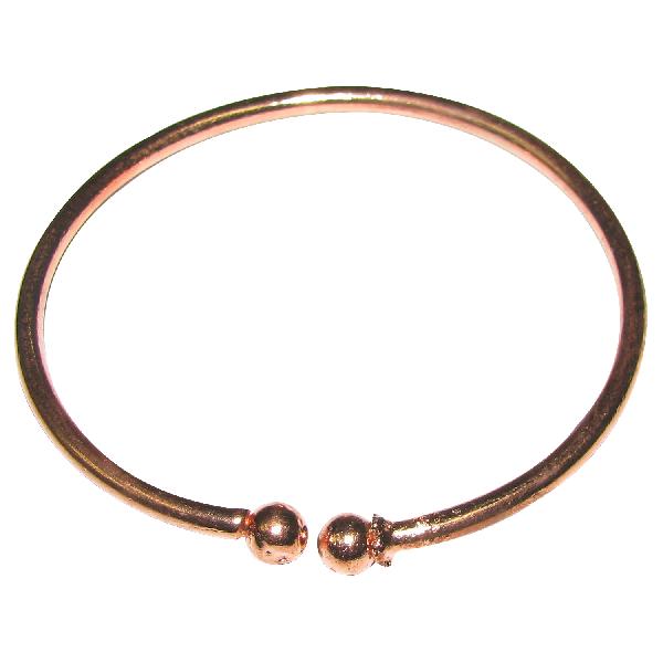 Iron Bangle Bracelet Adjustable Copper Polish For Health - A4404