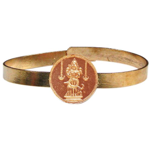 Kalabhairava Kankanam - A3028-03 Bhairava Kalabairav Adjustable Copper Bangle Bracelet