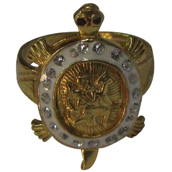 Kurma Hanuman Ring Light Weight Tortoise Anjaneyar Ring - A4463