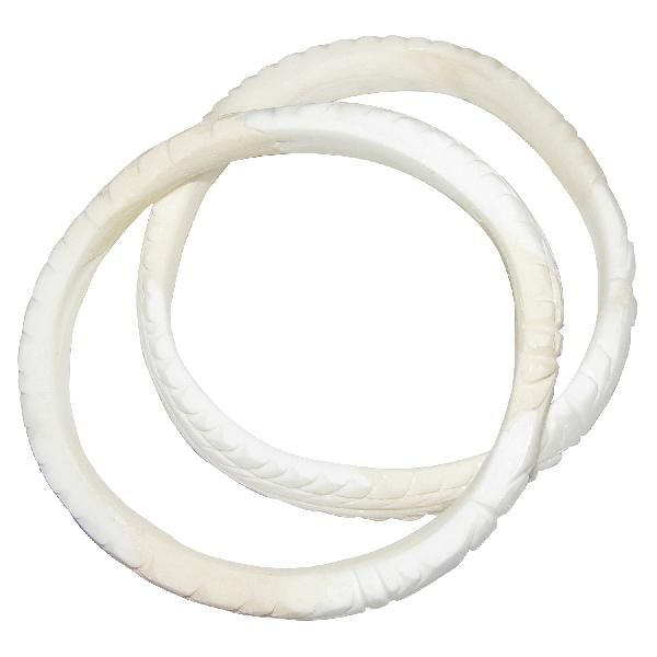 Natural Shankh Cut Shakha Pola Badhano Size 2.4 - A0205-2.4