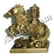 Polyresin Horse Tower, Color : Metallic