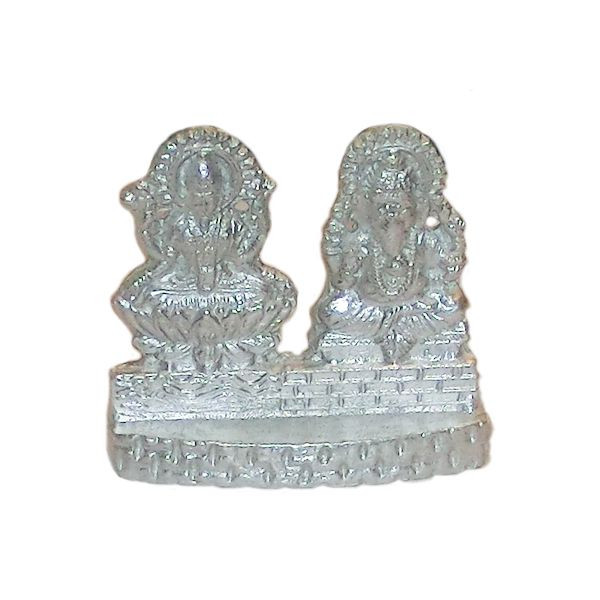 Parad Mercury Laxmi Ganesha, Color : Silver