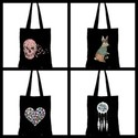 Black Tote Bags