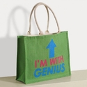 Green Colour Promotional Jute Bags