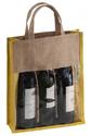 Personalized Jute Wine Bags
