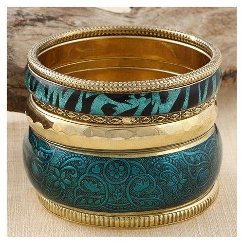 Brass Bangles Set