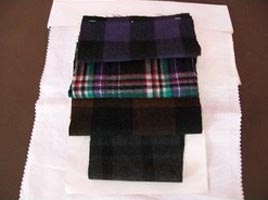 Checkered Tweed Fabric