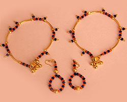 Multi Beads Anklet