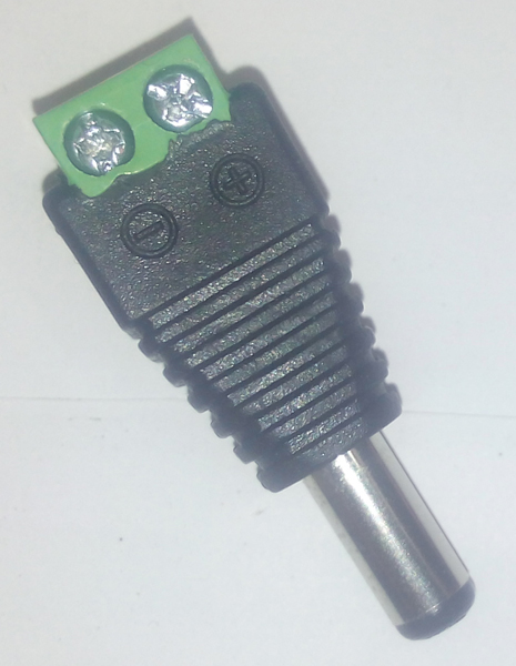 Green DC Connector