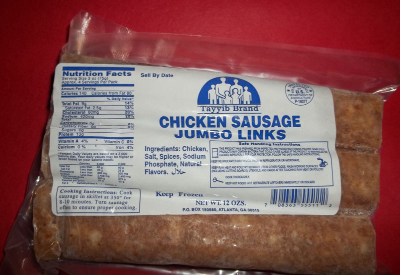 Halal Frozen Chicken Sausage Buy Halal Frozen Chicken Sausage United States