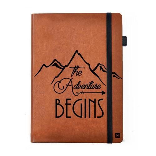 Designer Notebook Tan Brown