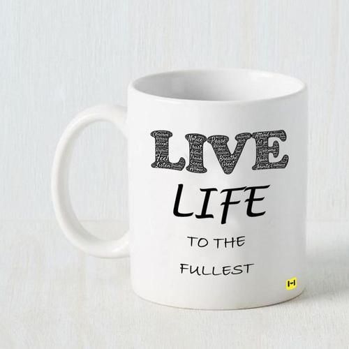 Designer White Coffee Mug