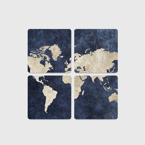 Printed Eco Friendly Wooden Coaster