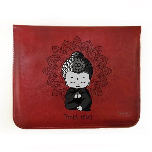 Tab-case Tan Brown Leather Tablet Case