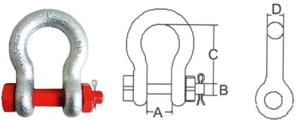 Galvanized Bow Shackle