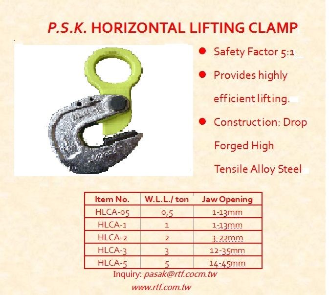Horizontal Lifting Clamp