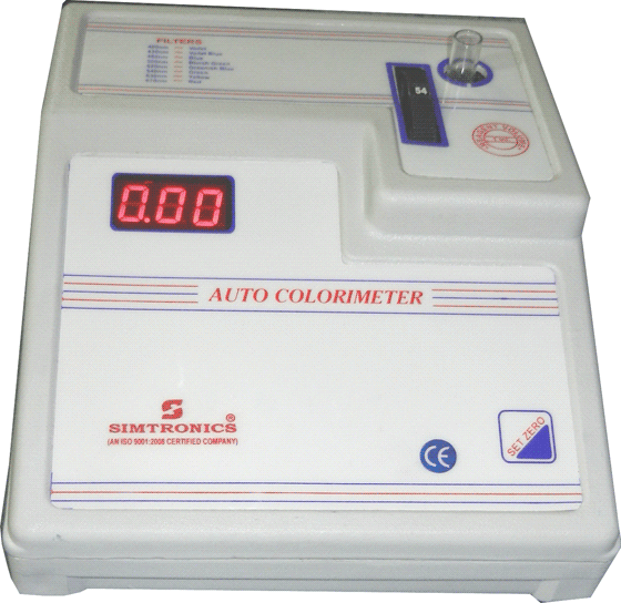 Auto Zero Photo Calorimeter 8 Filter by Simtronics Analytical